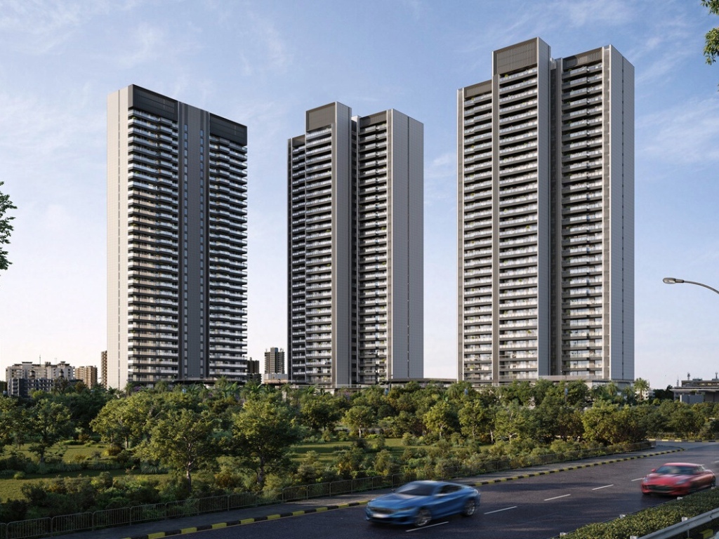 Godrej Miraya Sector 43 Gurgaon luxury swimming pool deck with landscaped greens
