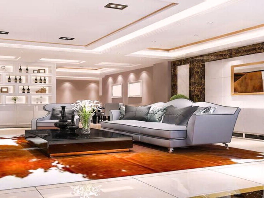 DLF The Dahlias Gurgaon luxury living room interior with premium modern décor and spacious layout