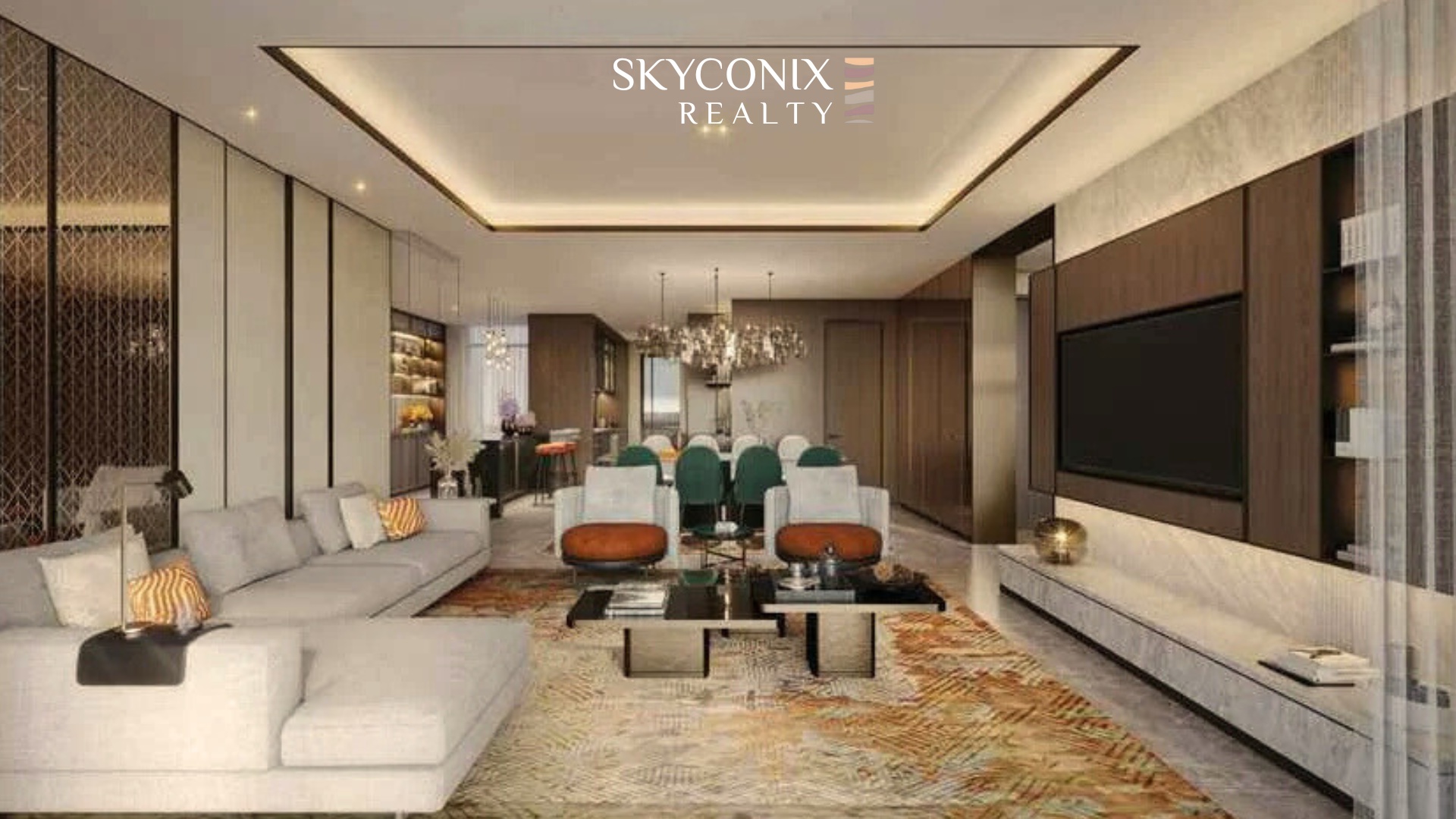 TARC Ishva Sector 63A Gurgaon luxury living room interior with modern décor and premium furnishing