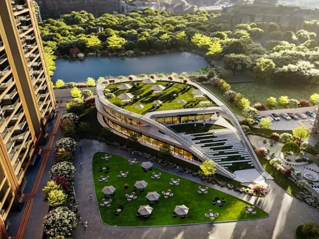 Panoramic skyline views from M3M Jacob & Co luxury residence in Noida