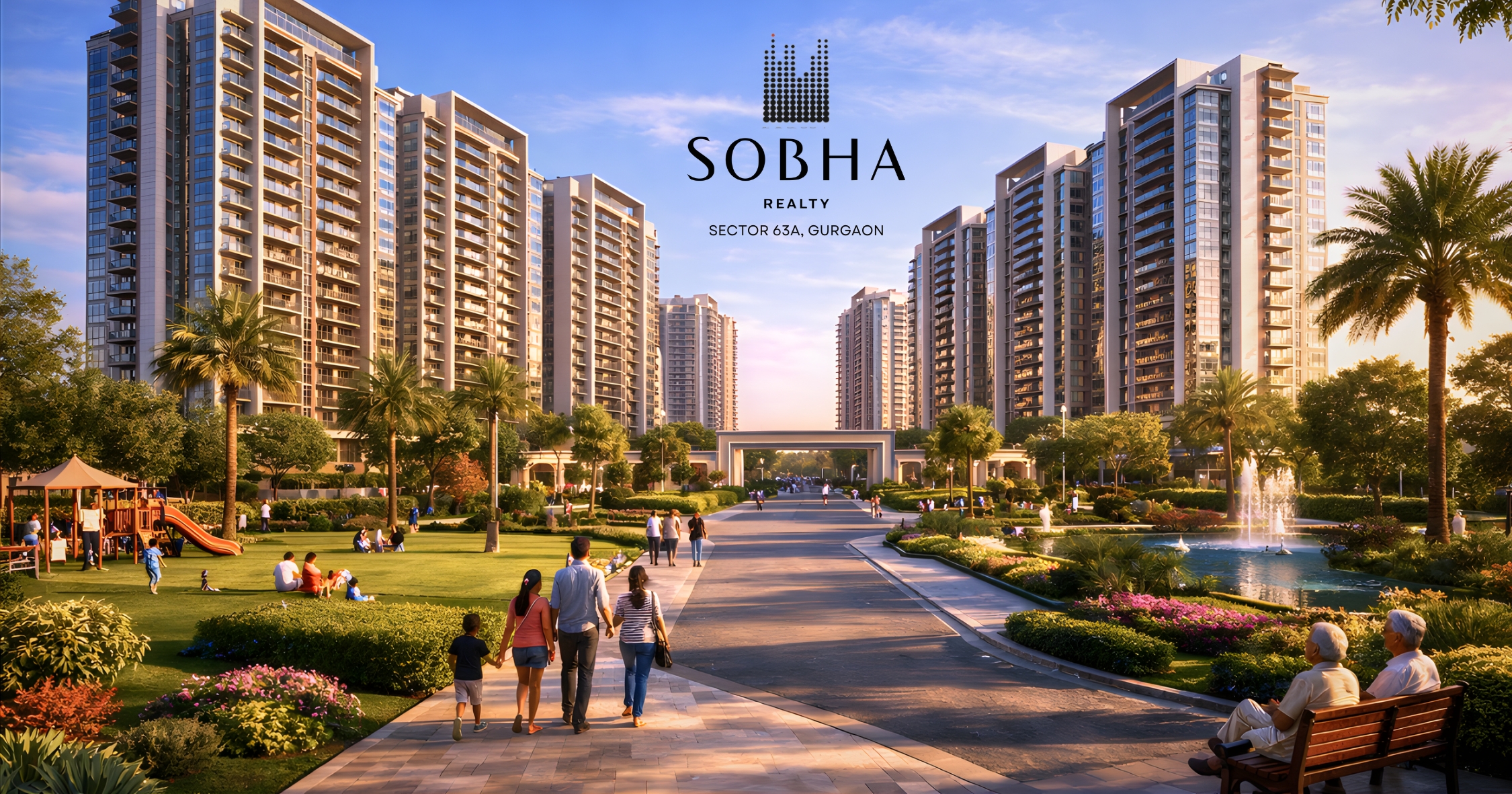 Sobha Realty Sector 63A Gurgaon luxury residential towers